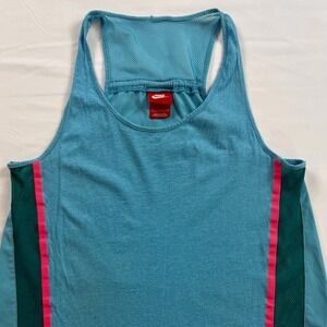 Nike Women's Bonded Ventilated‎ Training Top Colour Omega Blue Size Small